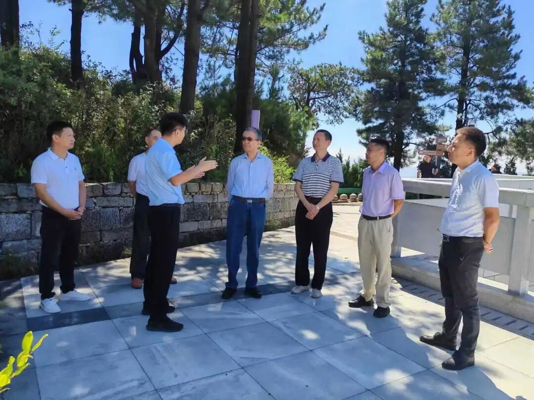 省延安精神研究会到英山调研大别山精神赓续传承工作